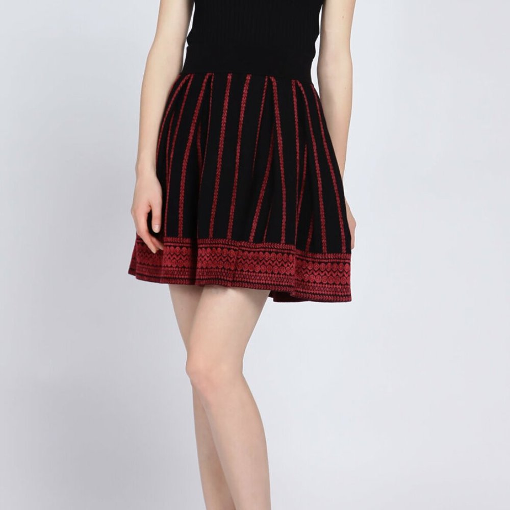 Maje Stretch-Jersey knit Skirt